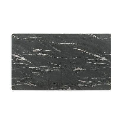 Table de salle à manger Bellingham noire avec rallonge intégrée