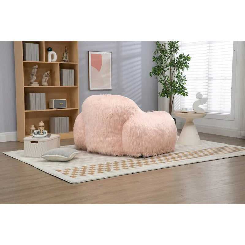 Pouf, canapé confortable pour adultes et adolescents, fauteuil moderne rembourré de mousse haute densité.