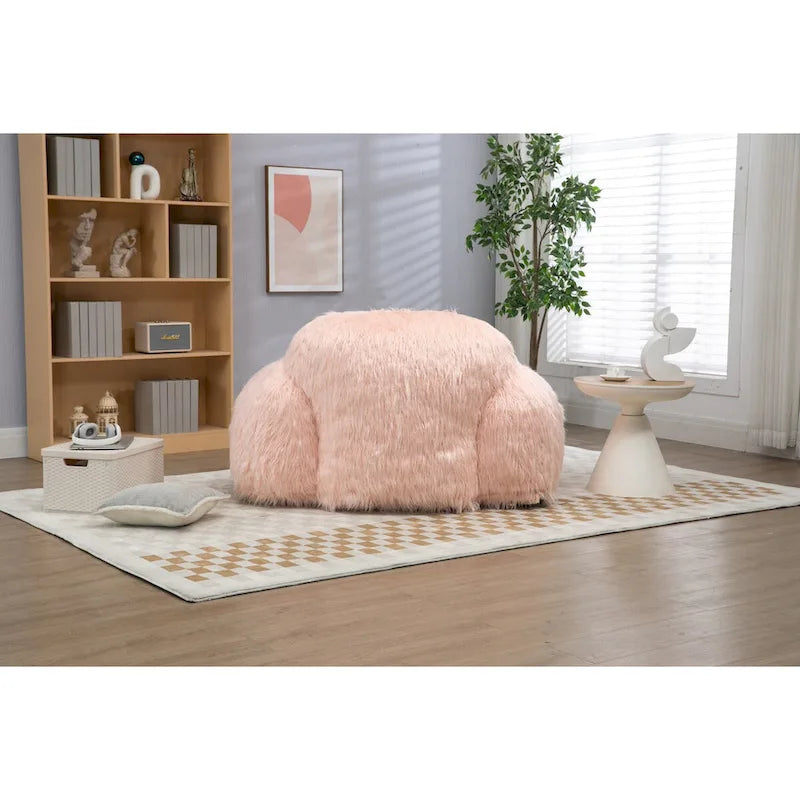 Pouf, canapé confortable pour adultes et adolescents, fauteuil moderne rembourré de mousse haute densité.