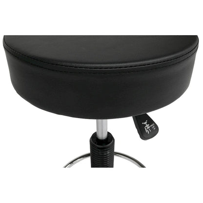 Tabouret Calico Designs rembourré, à roulettes et réglable en hauteur avec repose-pieds