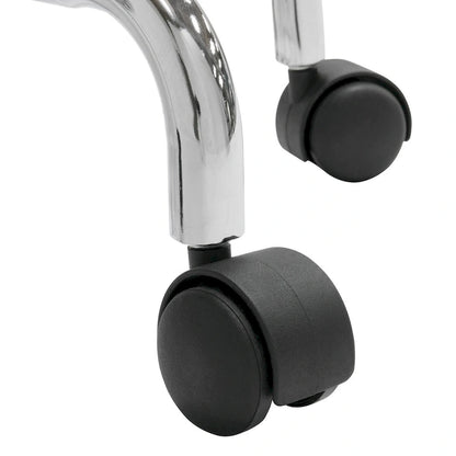 Tabouret Calico Designs rembourré, à roulettes et réglable en hauteur avec repose-pieds