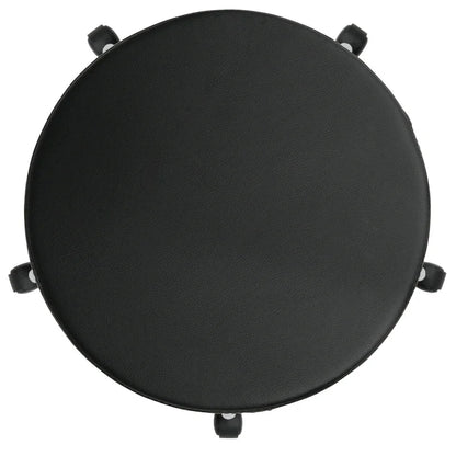 Tabouret Calico Designs rembourré, à roulettes et réglable en hauteur avec repose-pieds