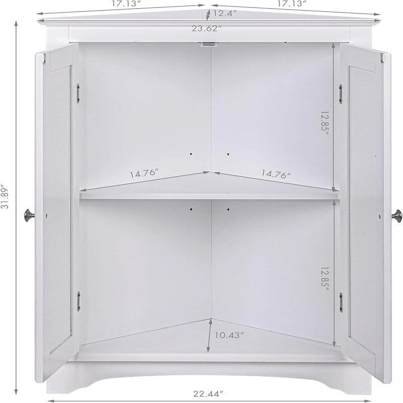 Meuble d'angle au sol