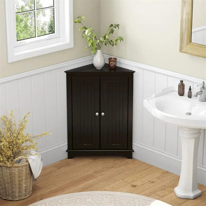 Meuble d'angle au sol