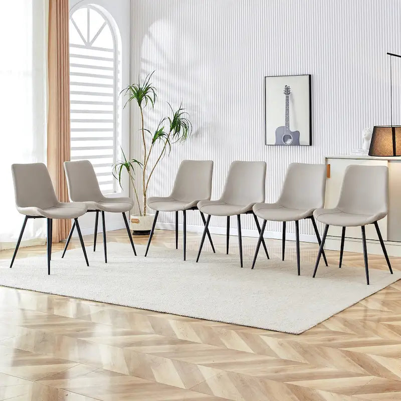 Chaise de salle à manger avec coussin de dossier