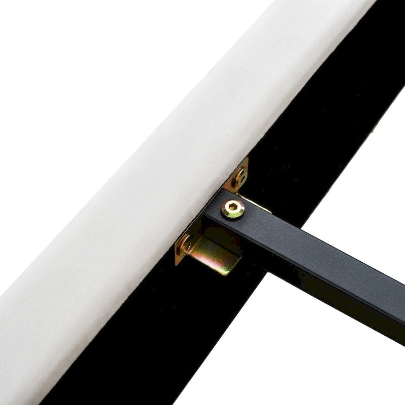 Lit plateforme rembourré Queen