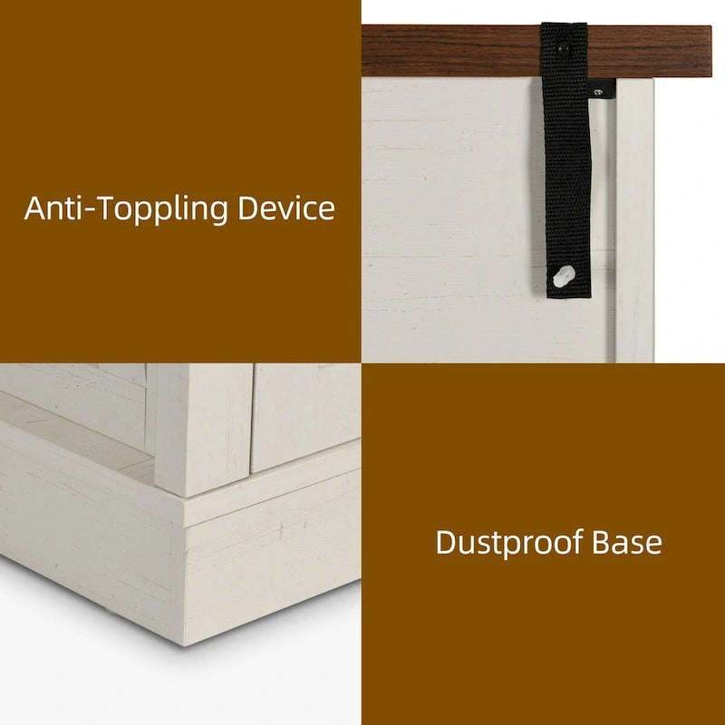 Armoire de cuisine autoportante Moasis 66 pouces de haut avec portes vitrées