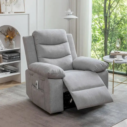 Fauteuil inclinable électrique avec fonction massage réglable