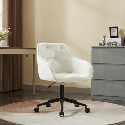 Chaise de bureau en velours