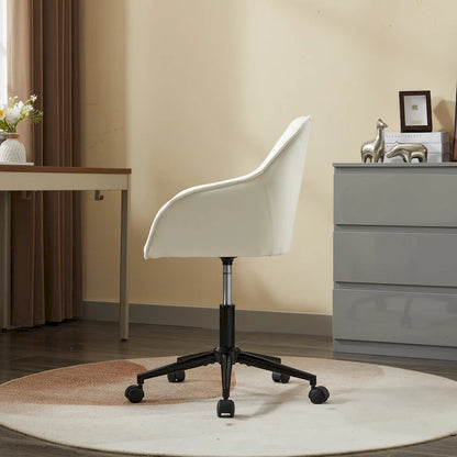 Chaise de bureau en velours