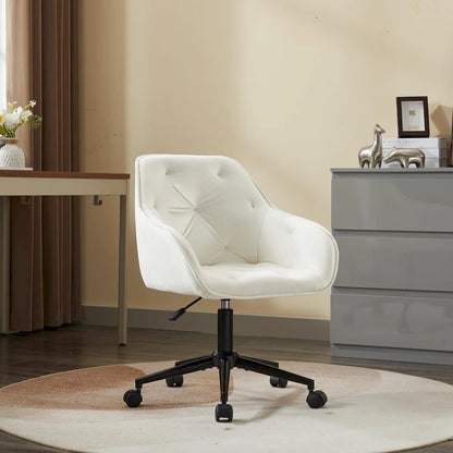 Chaise de bureau en velours
