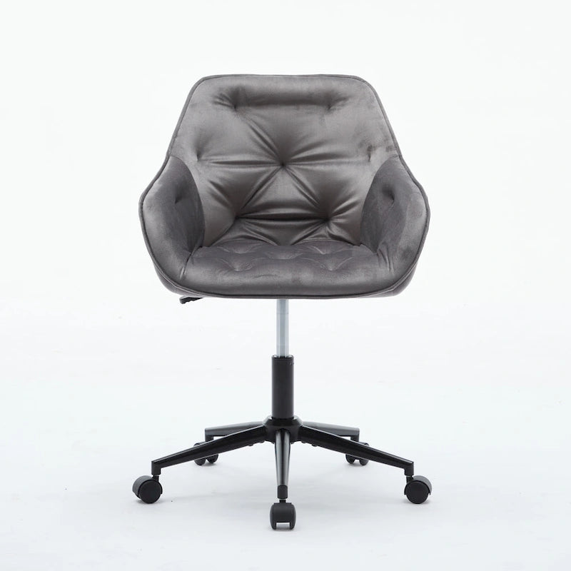 Chaise de bureau en velours