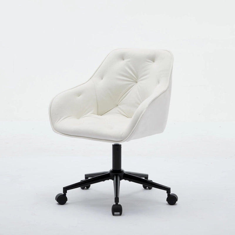 Chaise de bureau en velours