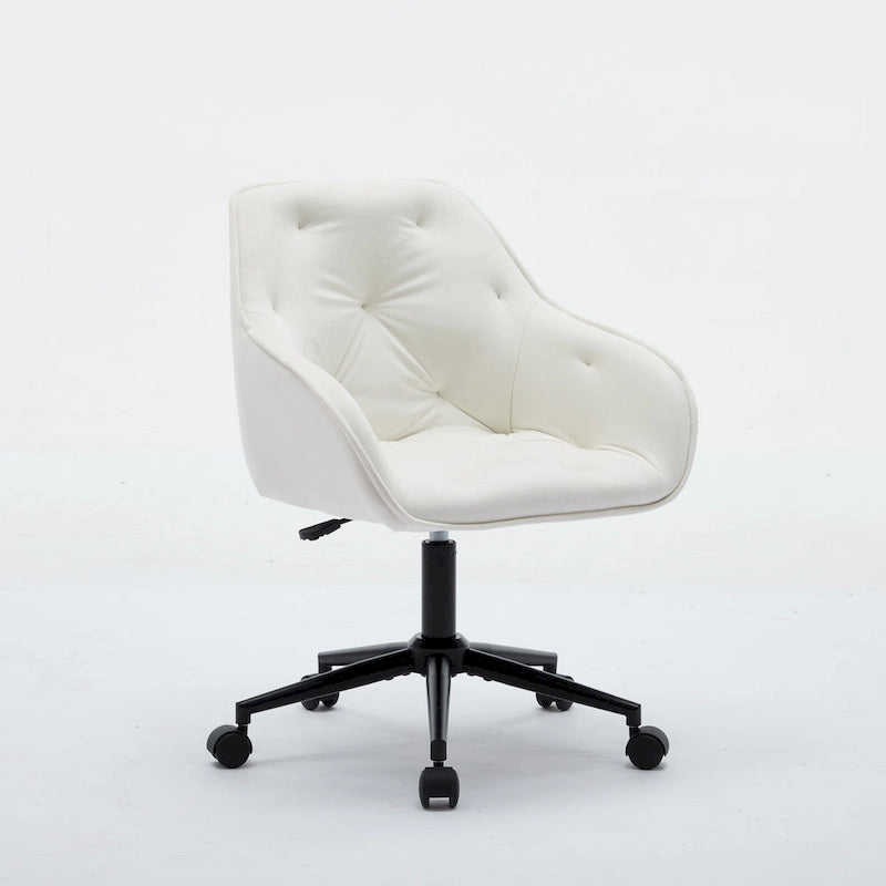 Chaise de bureau en velours