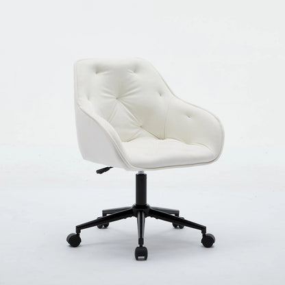 Chaise de bureau en velours