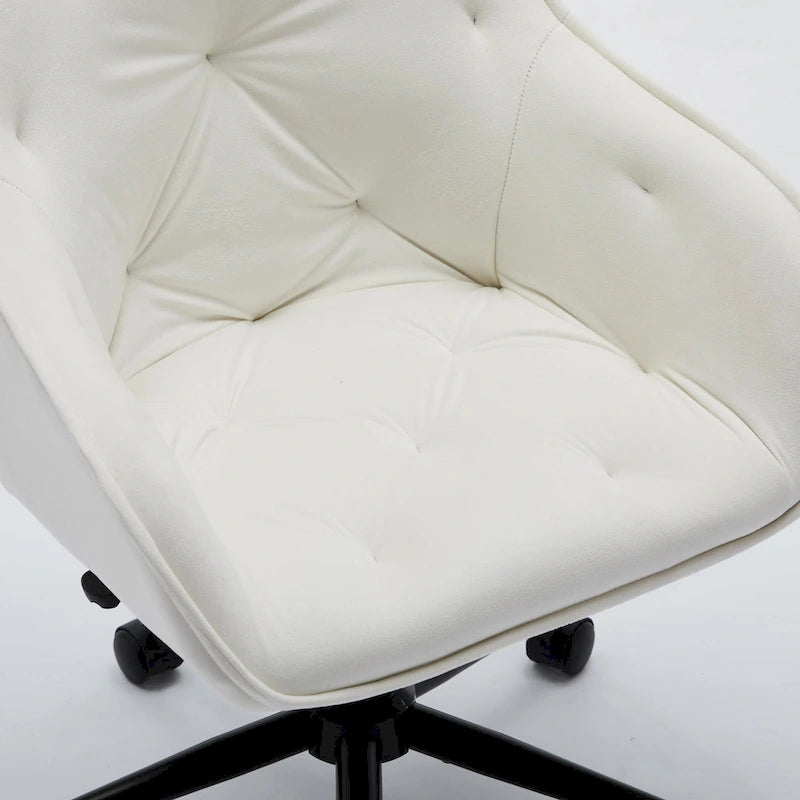 Chaise de bureau en velours