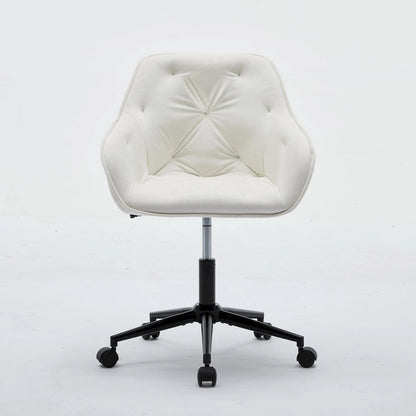 Chaise de bureau en velours