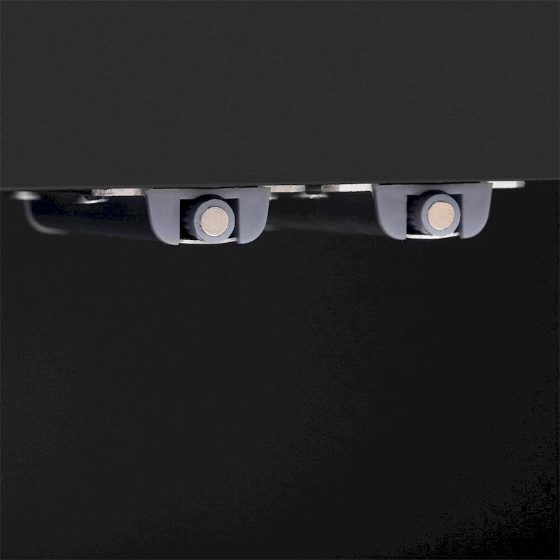 Meuble d'angle incurvé en bois avec étagères réglables et 4 portes