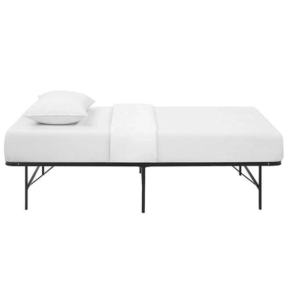 Cadre de lit en acier inoxydable Brown Horizon - Taille simple