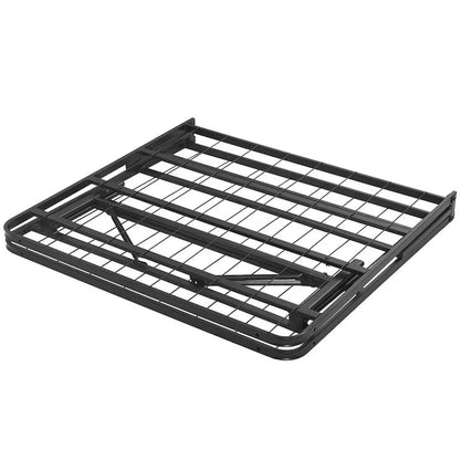 Cadre de lit en acier inoxydable Brown Horizon - Taille simple