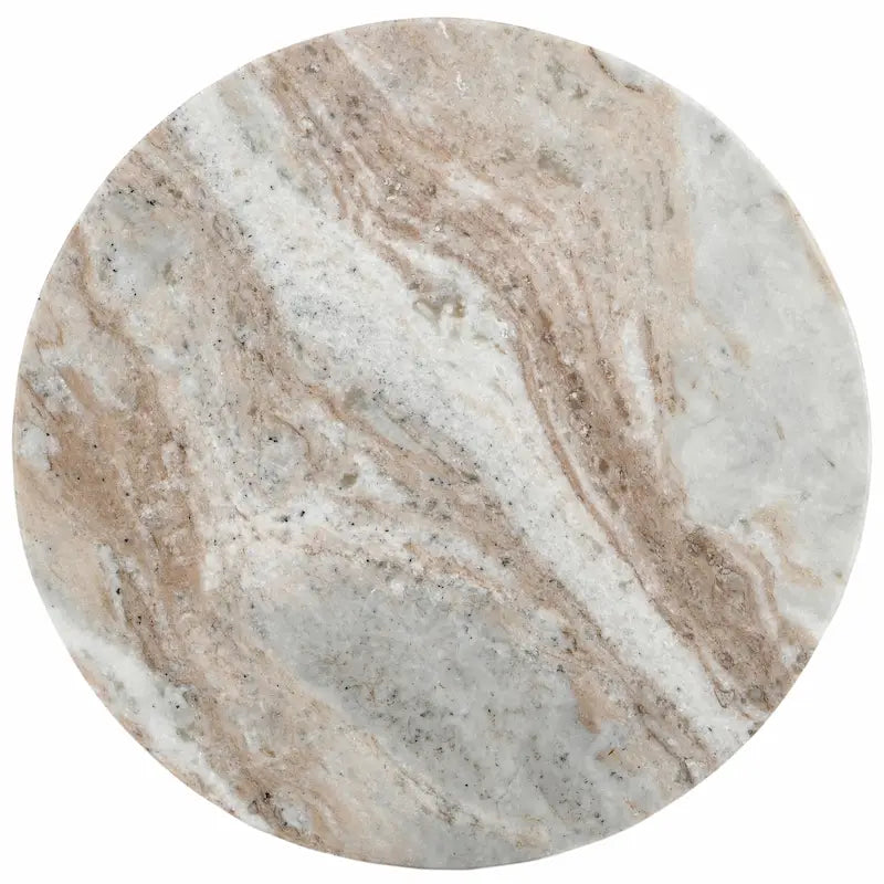 Table d'appoint en marbre Devlin de SAFAVIEH Couture - 30,5 cm x 30,5 cm x 50,8 cm (12 po x 12 po x 20 po)