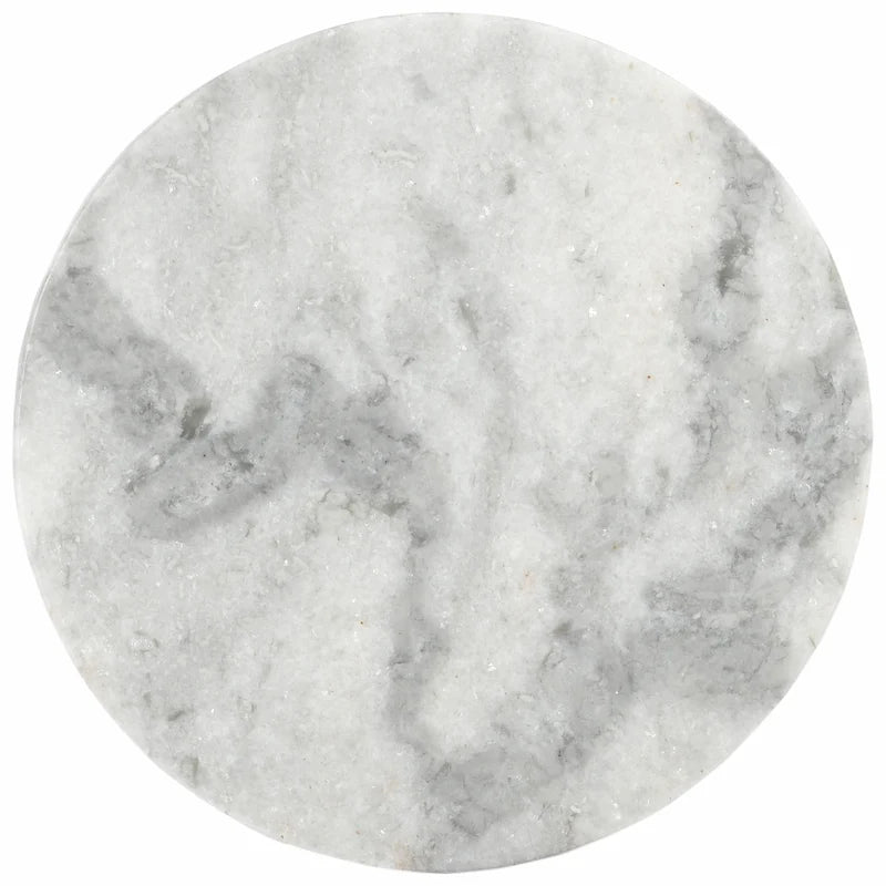 Table d'appoint en marbre Devlin de SAFAVIEH Couture - 30,5 cm x 30,5 cm x 50,8 cm (12 po x 12 po x 20 po)