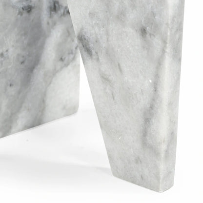 Table d'appoint en marbre Devlin de SAFAVIEH Couture - 30,5 cm x 30,5 cm x 50,8 cm (12 po x 12 po x 20 po)