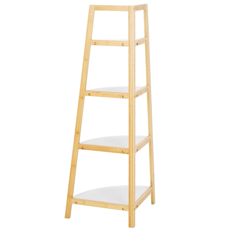 Étagère d'angle à 4 niveaux SAFAVIEH Home Rainier - 40,6 cm (L) x 40,6 cm (P) x 119,4 cm (H)