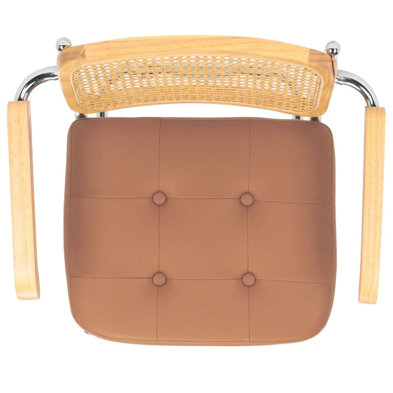 SAFAVIEH Home Coralia Fauteuil de salle à manger 48 cm [LOT DE 2] - 66 cm L x 56 cm P x 86 cm H