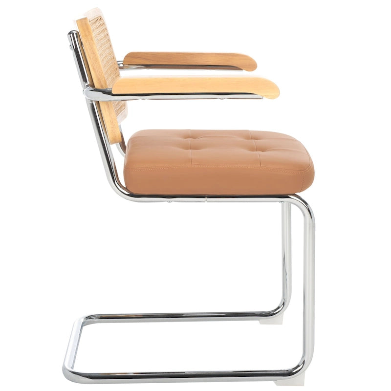 SAFAVIEH Home Coralia Fauteuil de salle à manger 48 cm [LOT DE 2] - 66 cm L x 56 cm P x 86 cm H